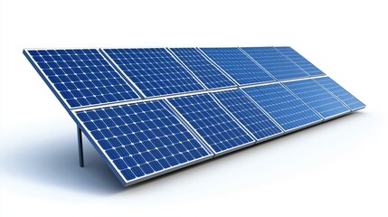 Solar panel  professional advertising poster 