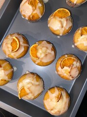 Orange muffins