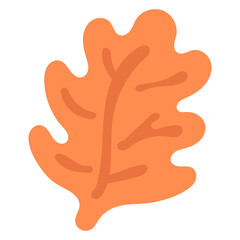 Obraz premium オークの秋色はっぱイラスト⭐︎PNG