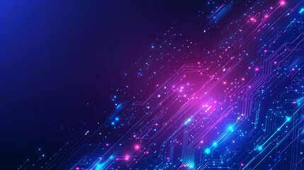 Fototapeta premium Sci-fi futuristic technology web banner or background 
