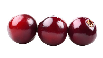 Cranberry, isolated on white background