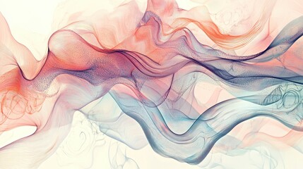 Obraz premium This stylish abstract banner features flowing colors and intricate patterns, perfect for enhancing artistic design projects and backgrounds