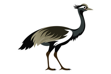 Kori Bustard clean silhouette color A.eps