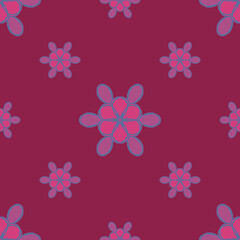 Cute snowflake pattern design, best winter snowflake wallpaper design, six leaf flower pattern design