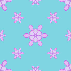 Cute snowflake pattern design, best winter snowflake wallpaper design, six leaf flower pattern design