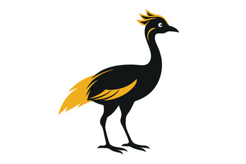 Kori Bustard clean silhouette color G.eps