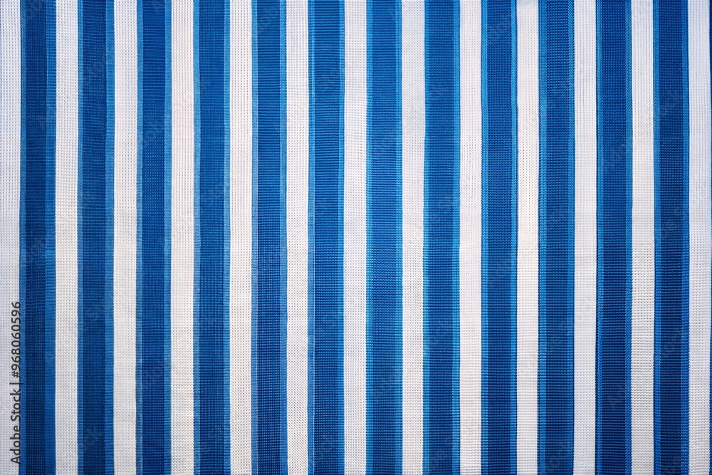 Canvas Prints seamless vertical blue and white stripe pattern design