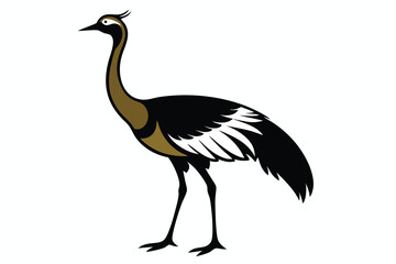 Kori Bustard clean silhouette color S.eps