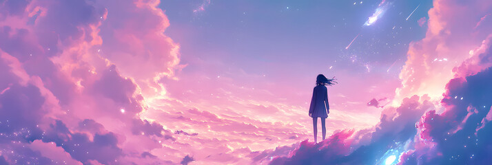 Abstract Anime Art – Unique and Colorful Wallpaper for Your Screen