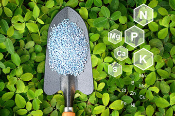 Image of fertilizer with space for entering a description
