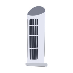 ductwork air conditioner cartoon. ventilation filter, efficiency thermostat, freon inverter ductwork air conditioner sign. isolated symbol vector illustration