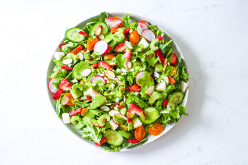 Green Goddess Strawberry Salad 