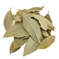 A pile of dried bay leaves, ready to add flavor to your next culinary creation.