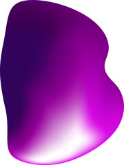 Purple Abstract Fluid Shape Element