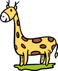 giraffe doodle