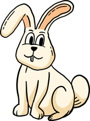 rabbit doodle