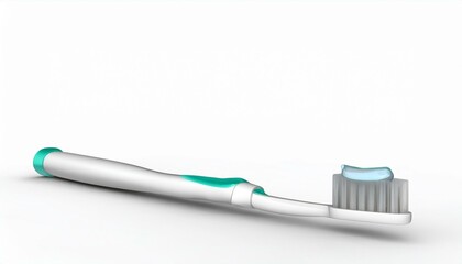 toothbrush paste white backgraund