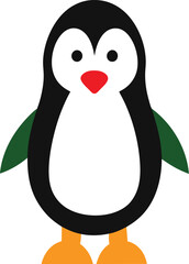Cute Penguin Mascot Logo with Vector Art

