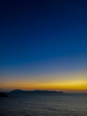 Sunset in Terrasini, Sicily