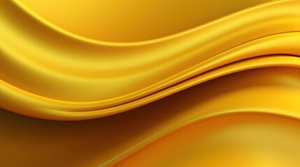 Golden Waves of Abstract Fabric
