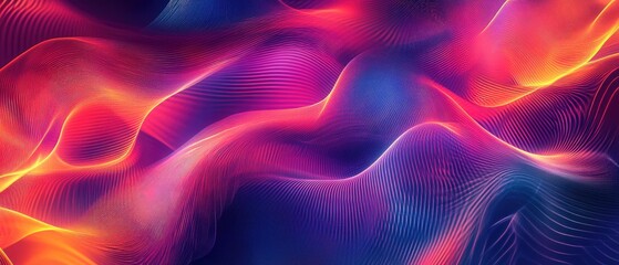 Obraz premium An original abstract illustration ideal for wallpapers and mobile screensavers This striking image enhances design projects with its unique blend of lines curves and textures