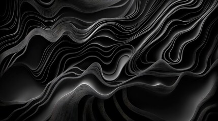 Obraz premium Black line texture Template layout Three dimensional stage