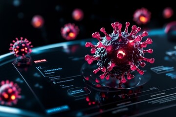 Herpes Medical Research breakthroughs visualized in a vibrant infographic, showcasing the role of research in developing new antiviral therapies