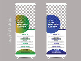 Rollup Banner Design for Corporate Business.