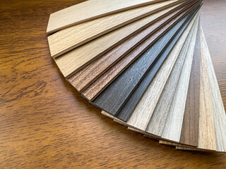 wood or vinyl texture floor on brown desk