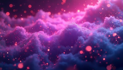 elegant abstract design with electric neon purple and fluid motions