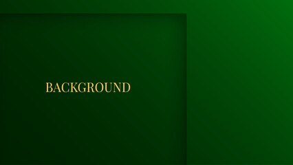 Dark green abstract background. Shape of a wall with niche or alcove. Web banner template	
