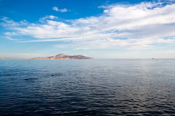 View of the coast of the Red Sea