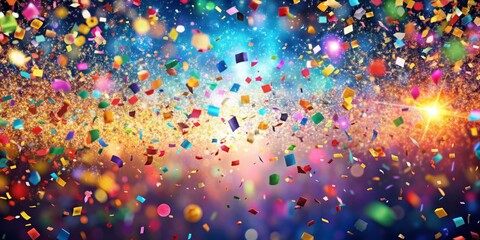 Confetti Explosion A Digital Celebration of Joy, Celebration, Confetti, Party
