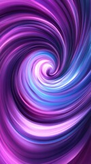 Colorful abstract swirling pattern with purple and blue hues, digital art concept