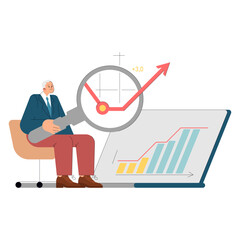 Diversity Businessman. Flat Vector Illustration