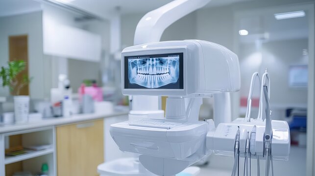 High-Resolution Dental Cone Beam Computed Tomography (CBCT) Scanner for Precise 3D Imaging in Dental and Maxillofacial Applications, Ideal for Diagnostic and Treatment Planning