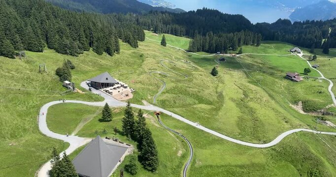 Stoos - swiss mountain landscape