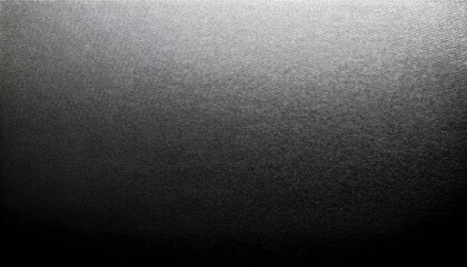 Abstract Metallic Texture. Gradient of Black and Silver with Fine Grain Pattern, Reflecting Soft Light from the Top, Creating a Subtle Sense of Depth and Elegance in an Industrial Design Setting