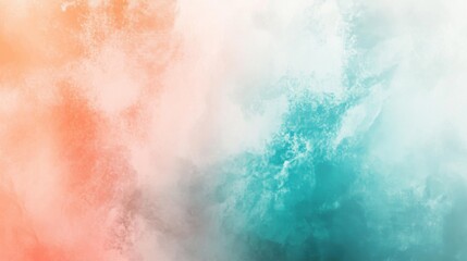 Fototapeta premium A blurry background, a digital painting, abstract illusionism, teal green, charcoal gray, ivory white, and vivid pink, gradient and patterns wallpaper, grainy poster art, ocean blue and tangerine