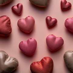 Obraz premium Heart Shaped Pattern