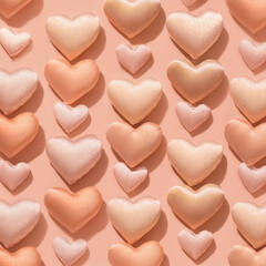 Fototapeta premium Heart Shaped Pattern