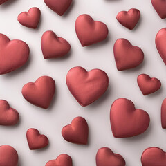 Obraz premium Heart Shaped Pattern