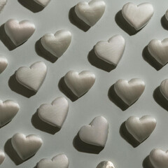 Obraz premium Heart Shaped Pattern