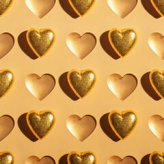 Fototapeta premium Heart Shaped Pattern
