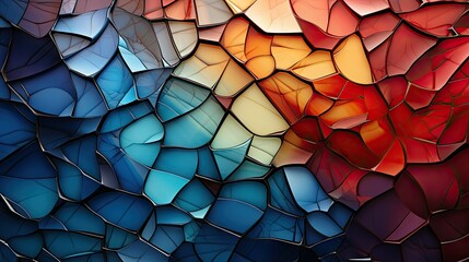 Abstract colorful mosaic
