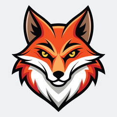 Adobe Illu Fox Logo Gaming, Fox Logo Mascot, Fox Head Mascot logostrator Artwork