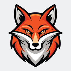 Adobe Illu Fox Logo Gaming, Fox Logo Mascot, Fox Head Mascot logostrator Artwork