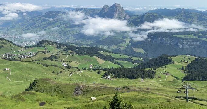 Stoos - swiss mountain landscape