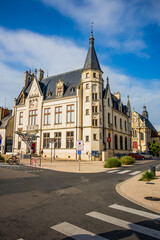 Fototapeta premium Dans les rues de la ville ville de Nevers