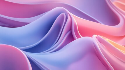 Abstract wavy texture in pink and blue